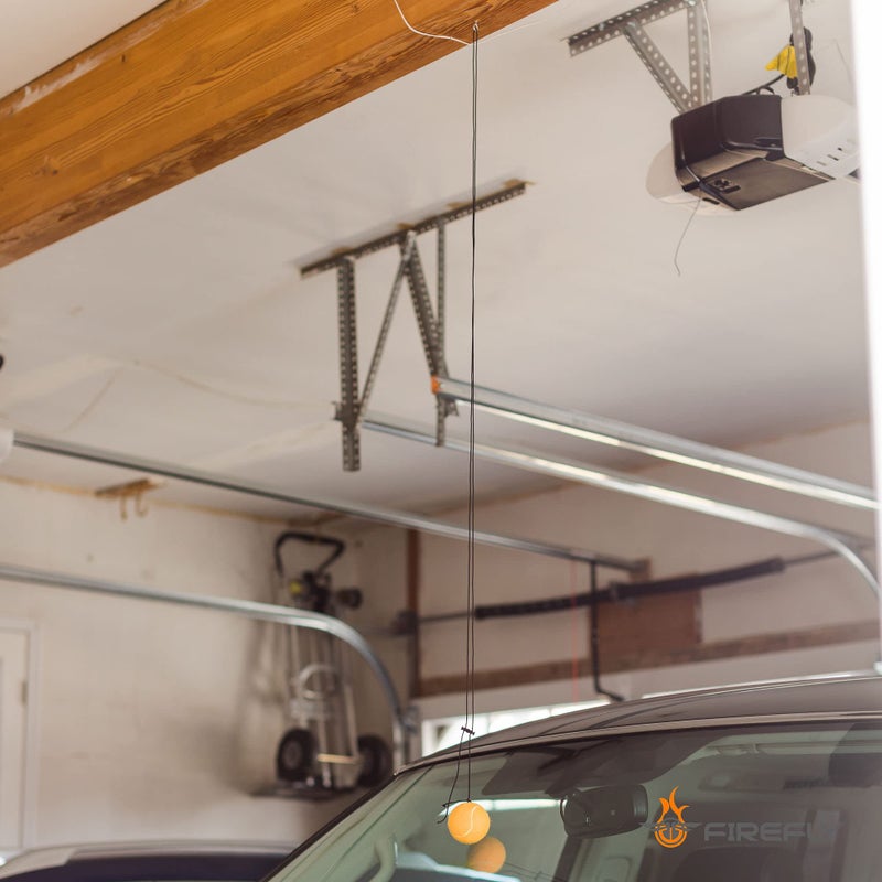 Firefly Auto Garage Parking Aid Tennis Ball on a String for Garage Parking Precision Parking Guide Garage Car Stop Indicator (2) - Image 5